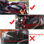 Saddlebag Lid Bra Covers for Harley Touring (1993-2013)