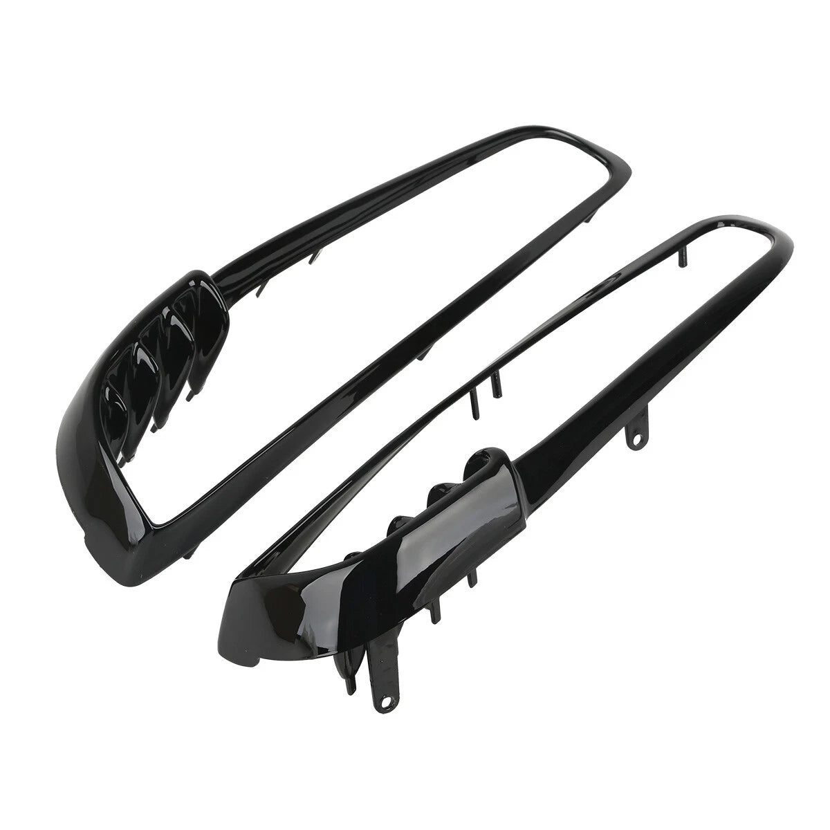 Black Radiator Trim Bezels for Harley V-Rod VRSCA VRSCB (2001–2010)
