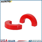2X Front Tow Hook Eye Cover Caps for Chevy Silverado 1500 (2007–2024) Red