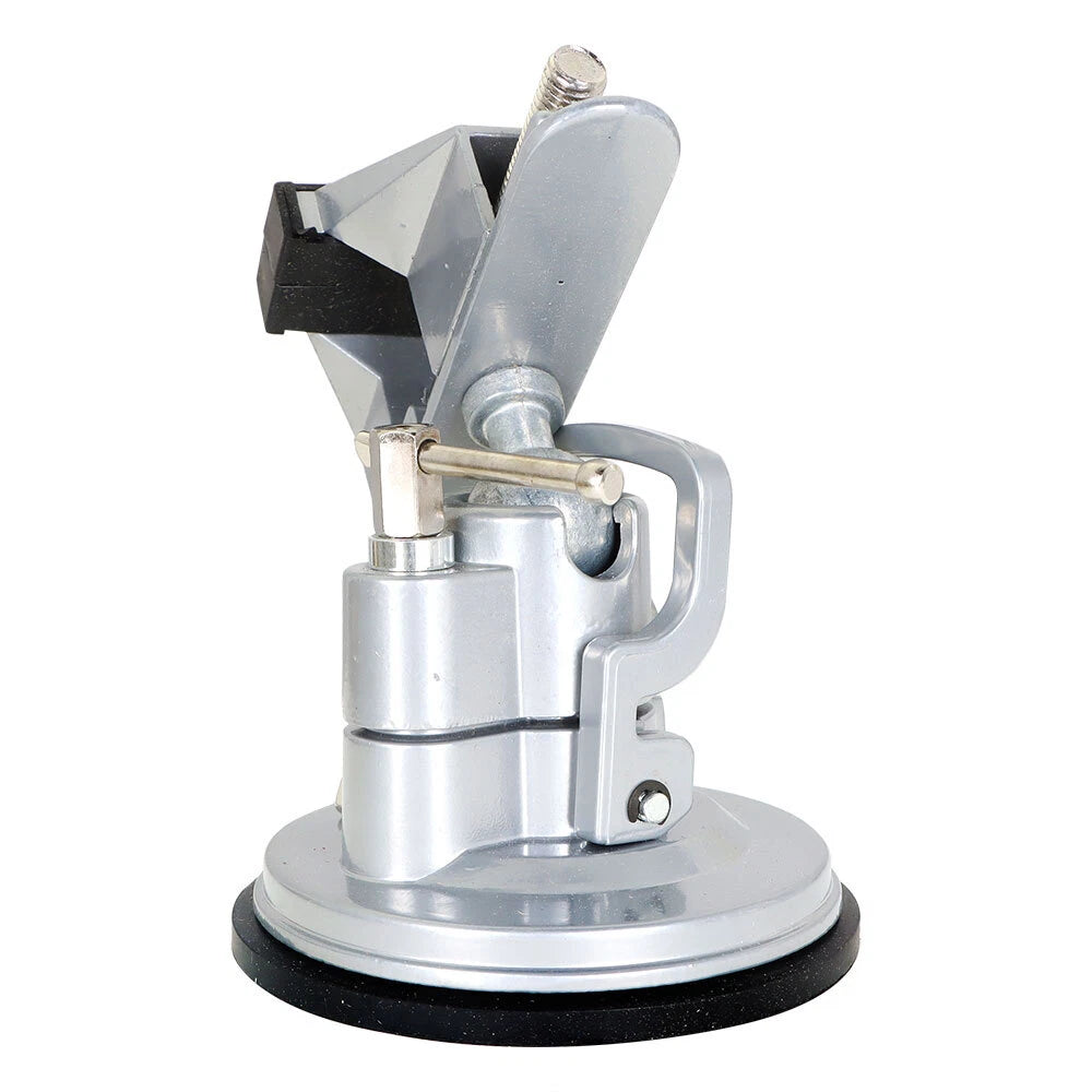 360-Degree Rotating Vacuum Base Vise 3.15 Inch Steel