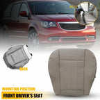 Driver Bottom Leather Seat Cover for Chrysler Town & Country (2011–2016) Tan