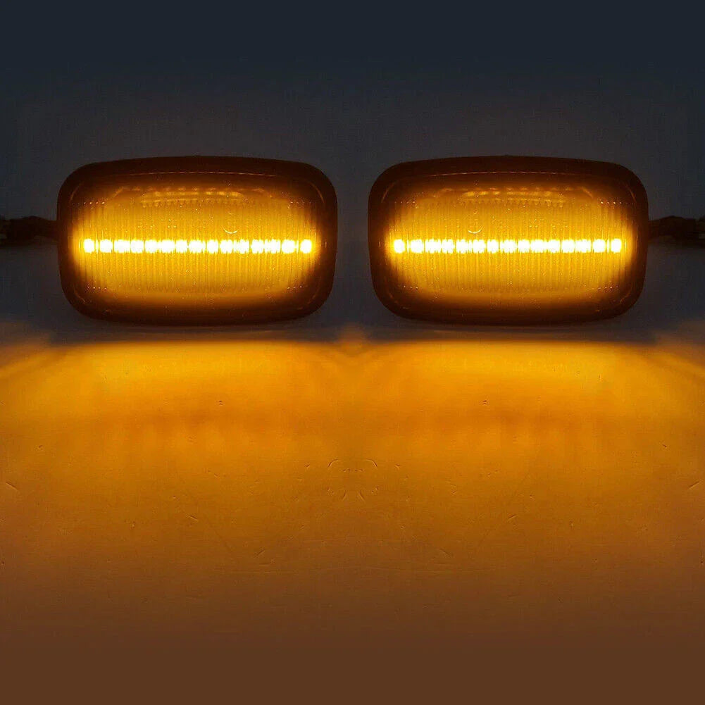 Dynamic LED Sequential Side Marker Turn Amber Light for Toyota Land Cruiser (2008-2021)