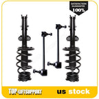 Set of 4 Front Quick Struts and Sway Bar Links for Dodge Grand Caravan