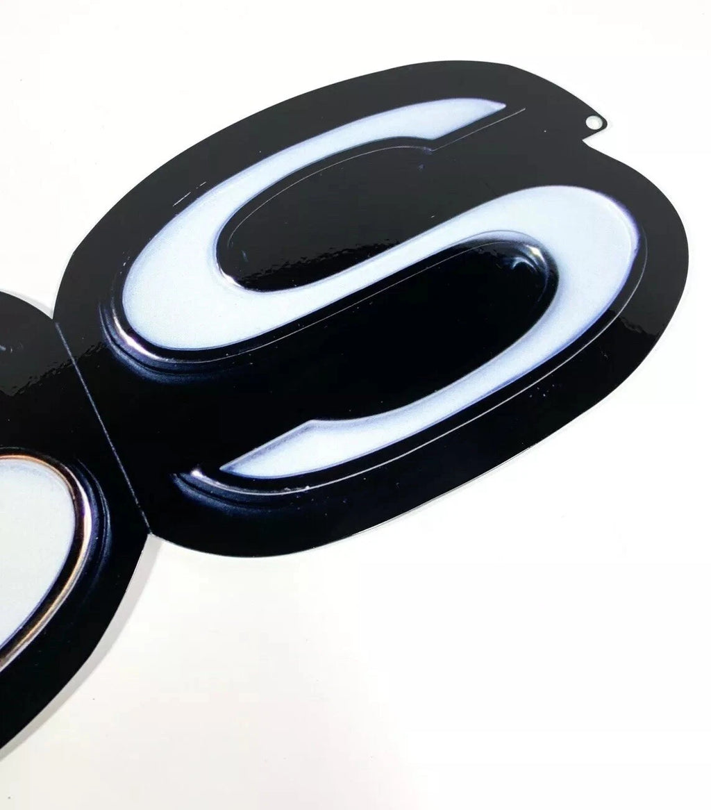Chevrolet Super Sport SS Script Logo Metal Emblem Sign for 1960–1969 Camaro