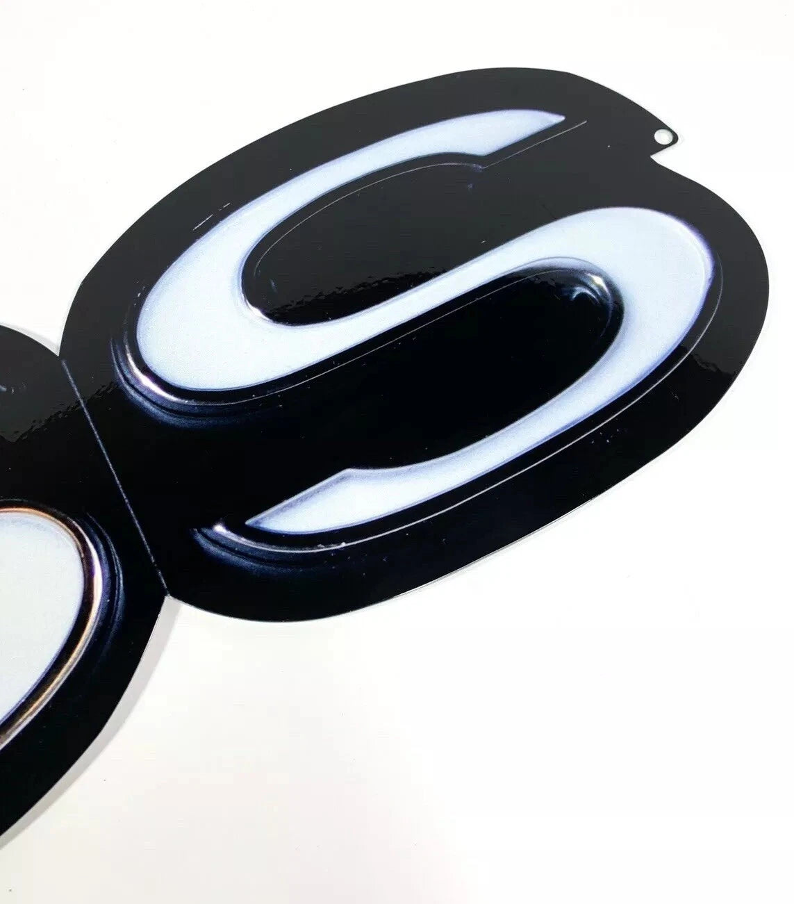 Chevrolet Super Sport SS Script Logo Metal Emblem Sign for 1960–1969 Camaro