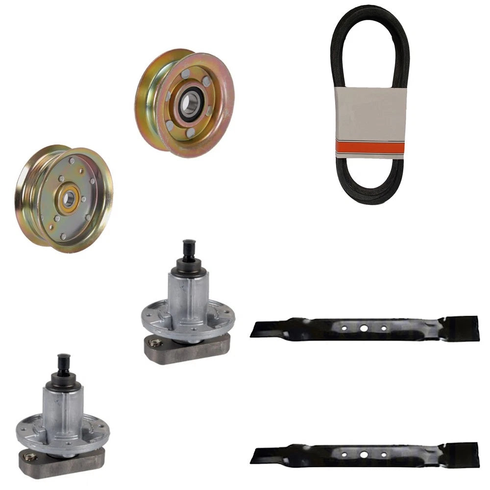 Rebuild Kit for John Deere L100, L118 42" Mower Deck (Spindles, Blades, Belts)