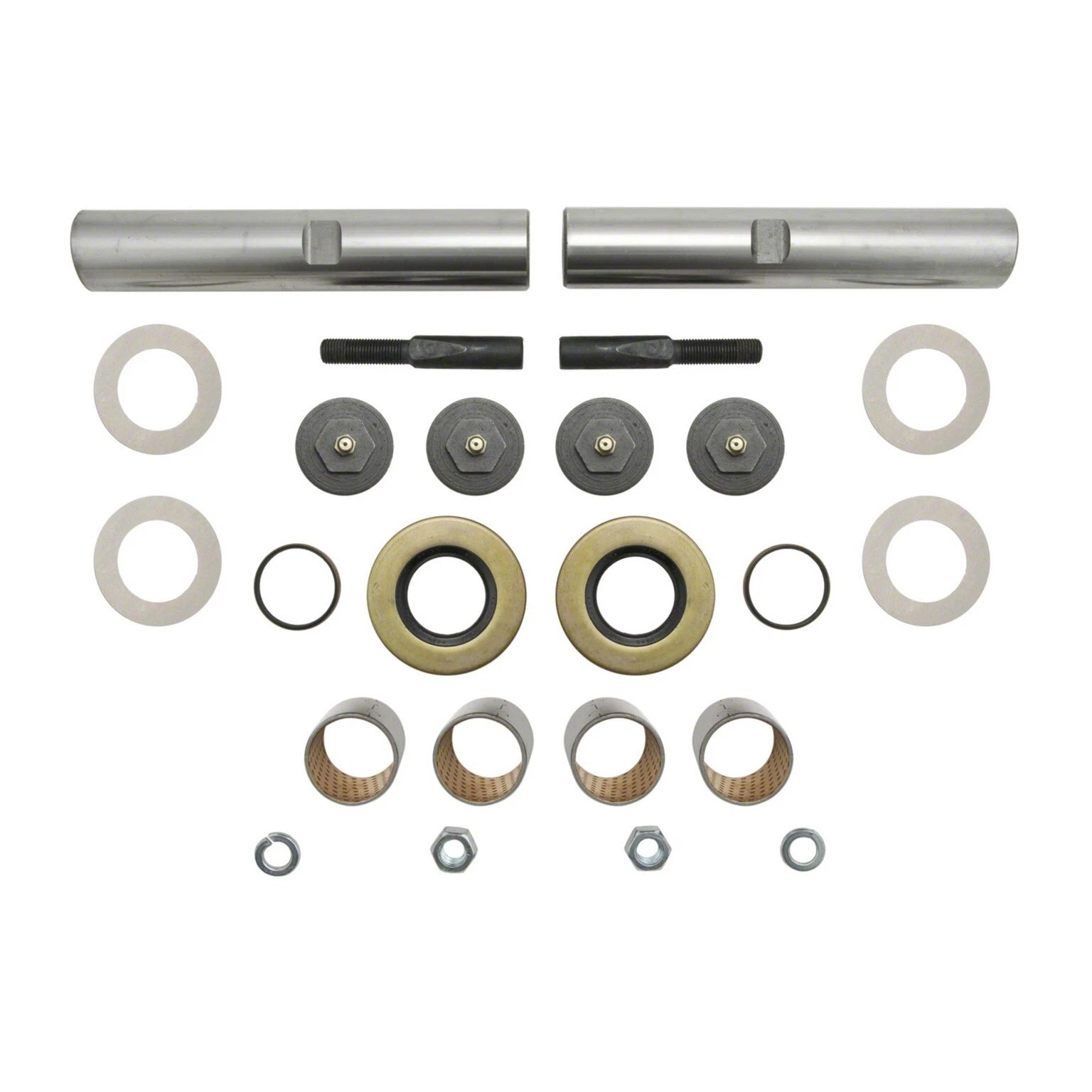 Steering King Pin Set & Metal Bushing for Ford F Super Duty F350 F59 (Moog 8629B)