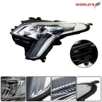 LED Signal Headlight for Cadillac XTS (2018–2019) Chrome Clear Left Side