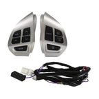 Steering Wheel Switch Buttons Silver for Mitsubishi Outlander (2003-2023)