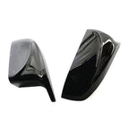 ABS Black Rear View Mirror Cover Trim for BMW X5 X6 (2007-2013)