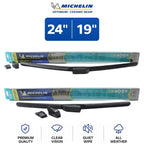 Set of 2 Michelin Optimum+ 24"/19" Ceramic Beam Wiper Blades for GS430 (2006–2007)