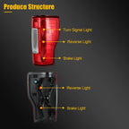 Right Side Tail Light for Ford F-250 F-350 Super Duty (2017–2019)