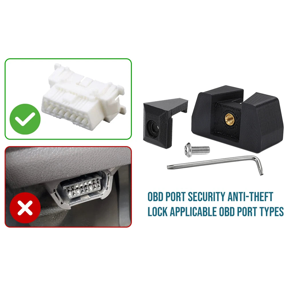 OBD Port Security Anti-theft Lock for All Vehicles (1996–2023)