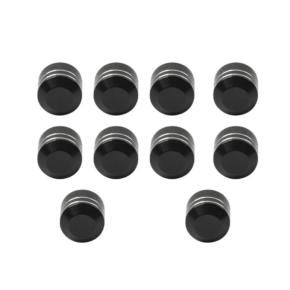 10 x Engine Cover Bolts Screw Caps CNC for Harley Twin Cam Dyna Softail