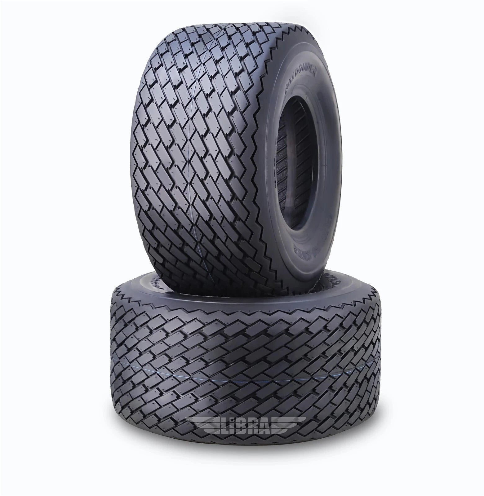 Set of 2 Roadguider 18x8.5-8 Golf Cart ATV Tires 4 Ply - 14001