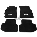 Set of 4 Floor Mats for Acura Integra DC2 (1994–2001) Nylon Black Plush