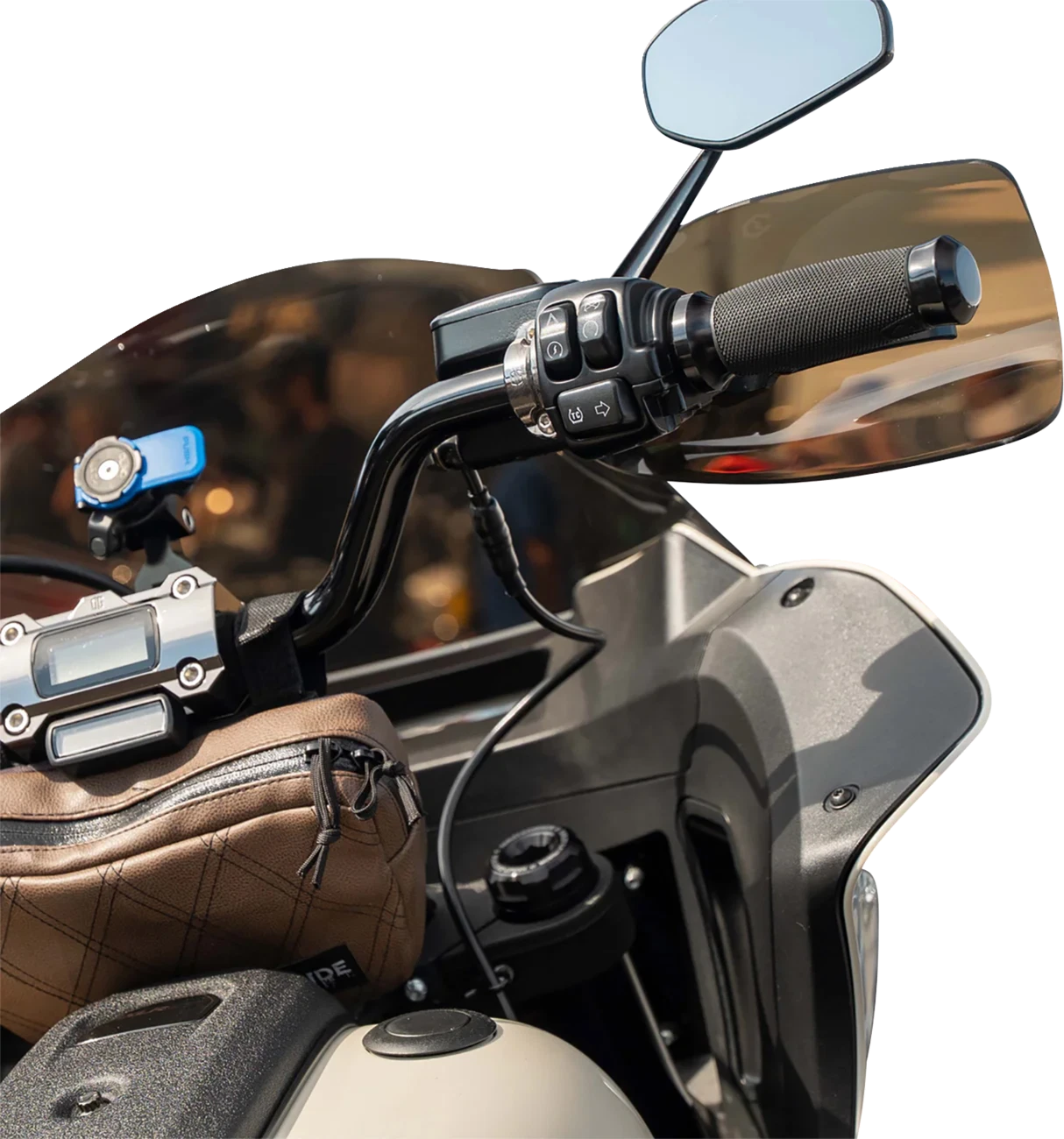 KLOCK WERKS Flare Handguards for Harley-Davidson (2023–2025) Bronze KWS-01-0135-23