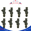 Set of 8 Fuel Injectors for GMC Cadillac Chevrolet 4.8L 5.3L 6.0L (2001–2007)