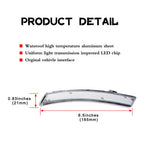 2X Clear LED Side Marker Light for Mini Cooper R50 R52 R53 (2002–2008)