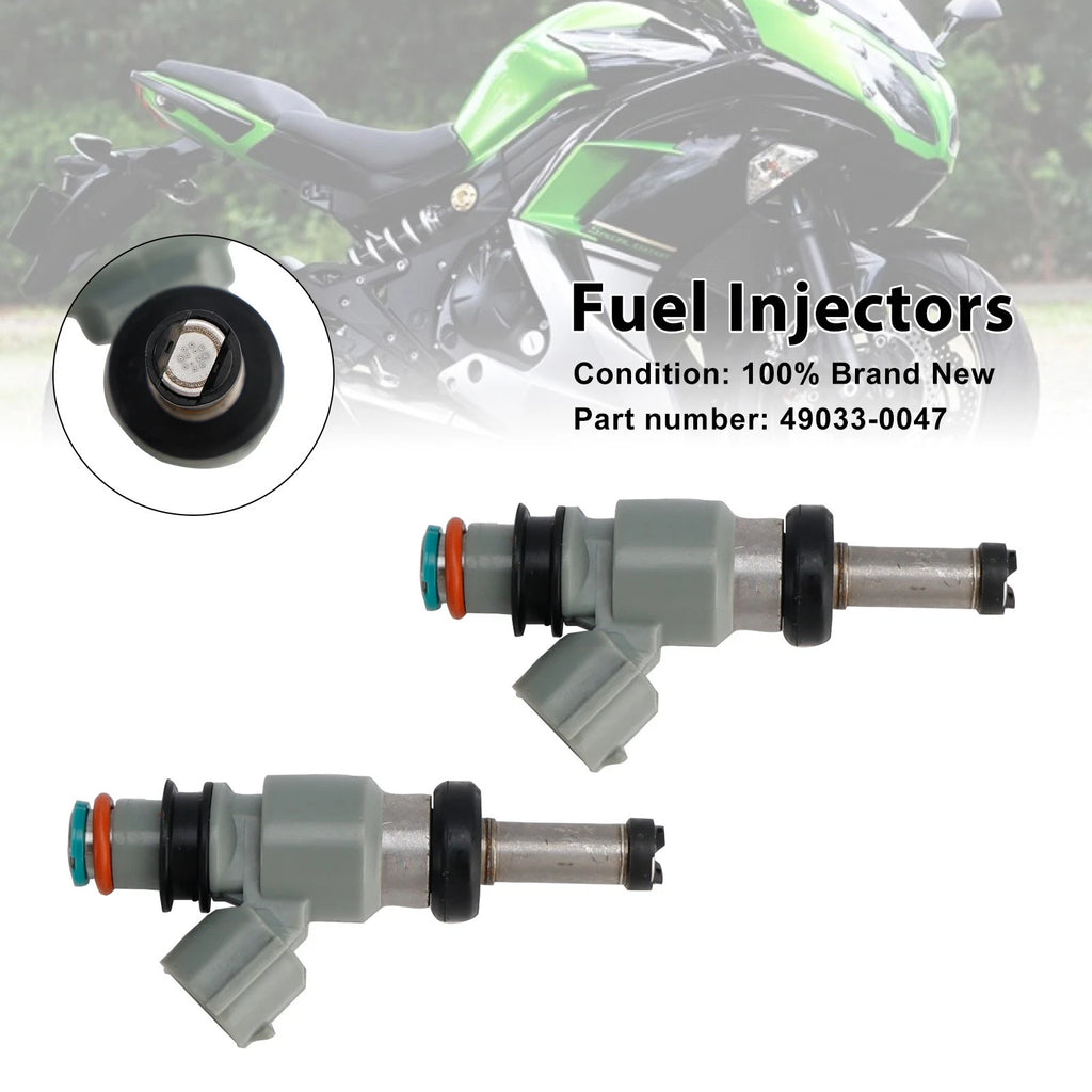 2X Fuel Injectors for Kawasaki Ninja 400 (2018–2024) 49033-0047