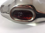 Exhaust Tip Stainless Steel Red Jewel Style for Universal Hot Rod (Universal)