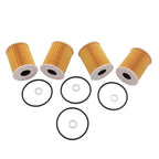 Set of 4 Oil Filters 26320-3CKB0 for Genesis G80, Hyundai Kia Sedona (2014–2023)