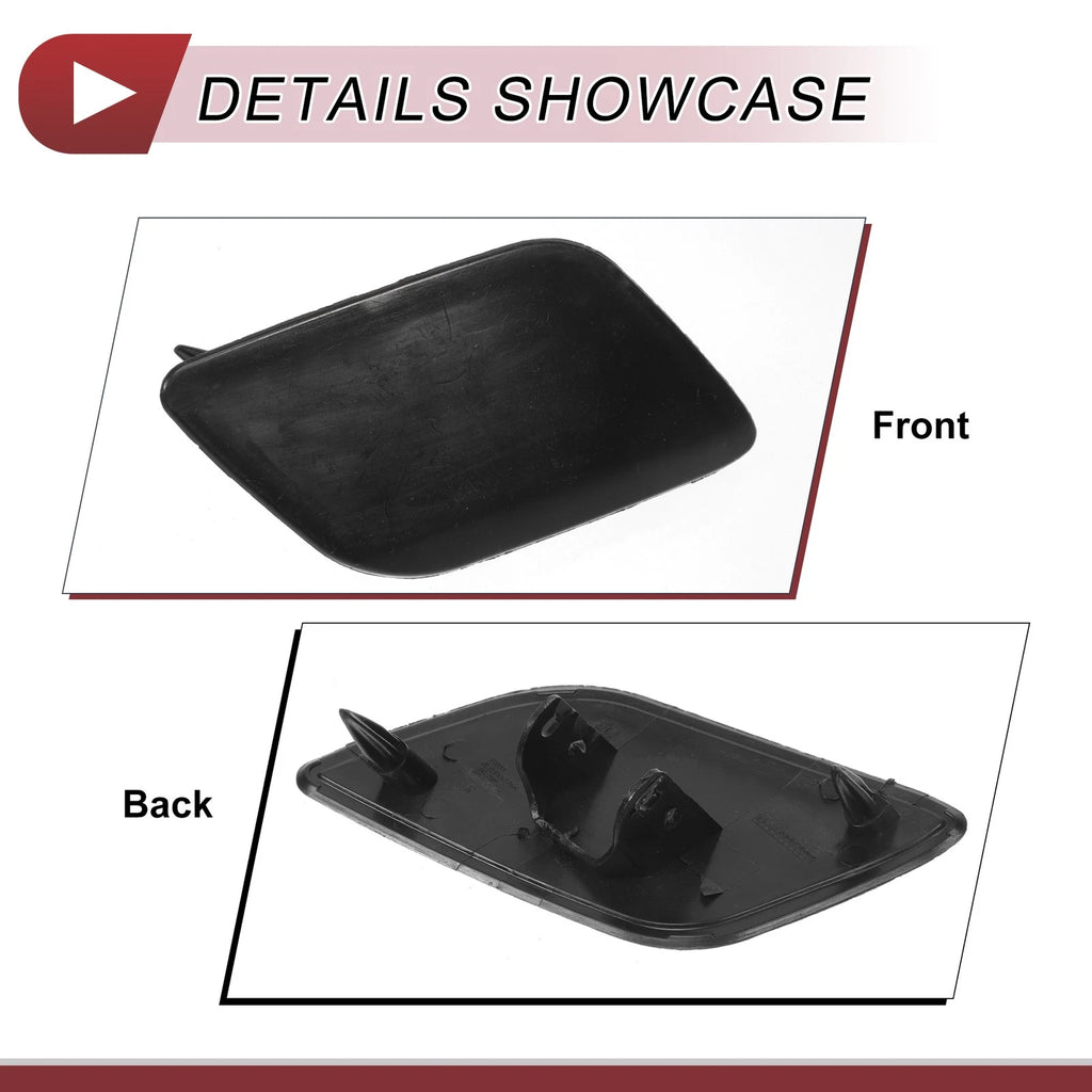 Front Right Washer Nozzle Cover Cap for Audi Q7 (2007–2009) 1 Pcs Unpainted