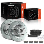 Front Drilled Brake Rotors & Ceramic Pads for Ford F-150 (1994–1996)