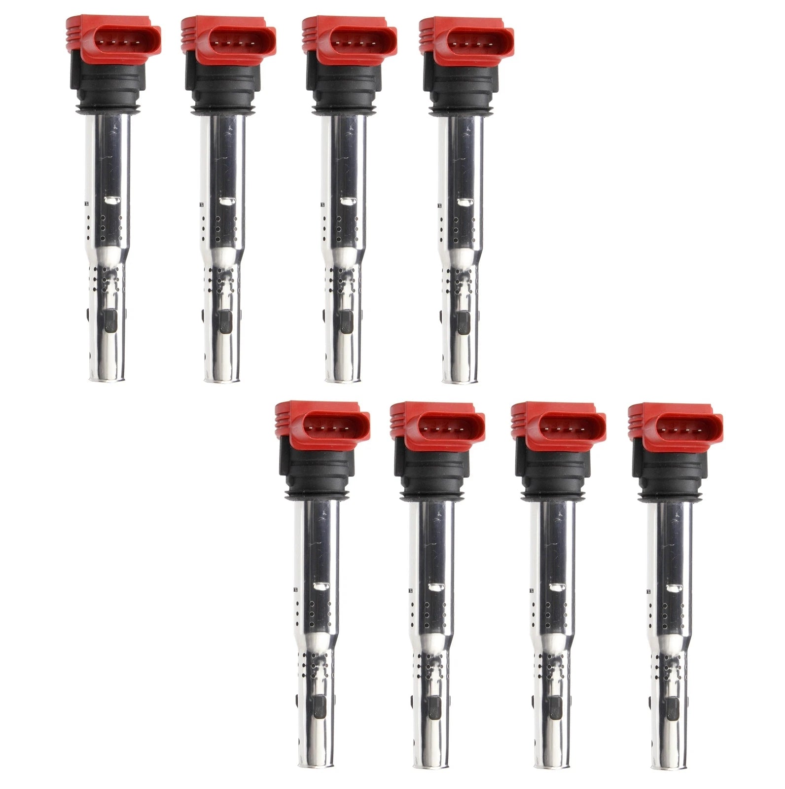 Set of 8 Delphi Direct Ignition Coils for Audi A6 Quattro (2005–2011) R8 (2007–2015) S5 (2008–2017) VW Touareg (2004–2010) V8