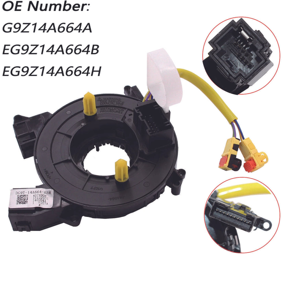 Spiral Cable Clock Spring for Ford Edge (2015–2023) DG9Z-14A664-A, EG9Z-14A664-B
