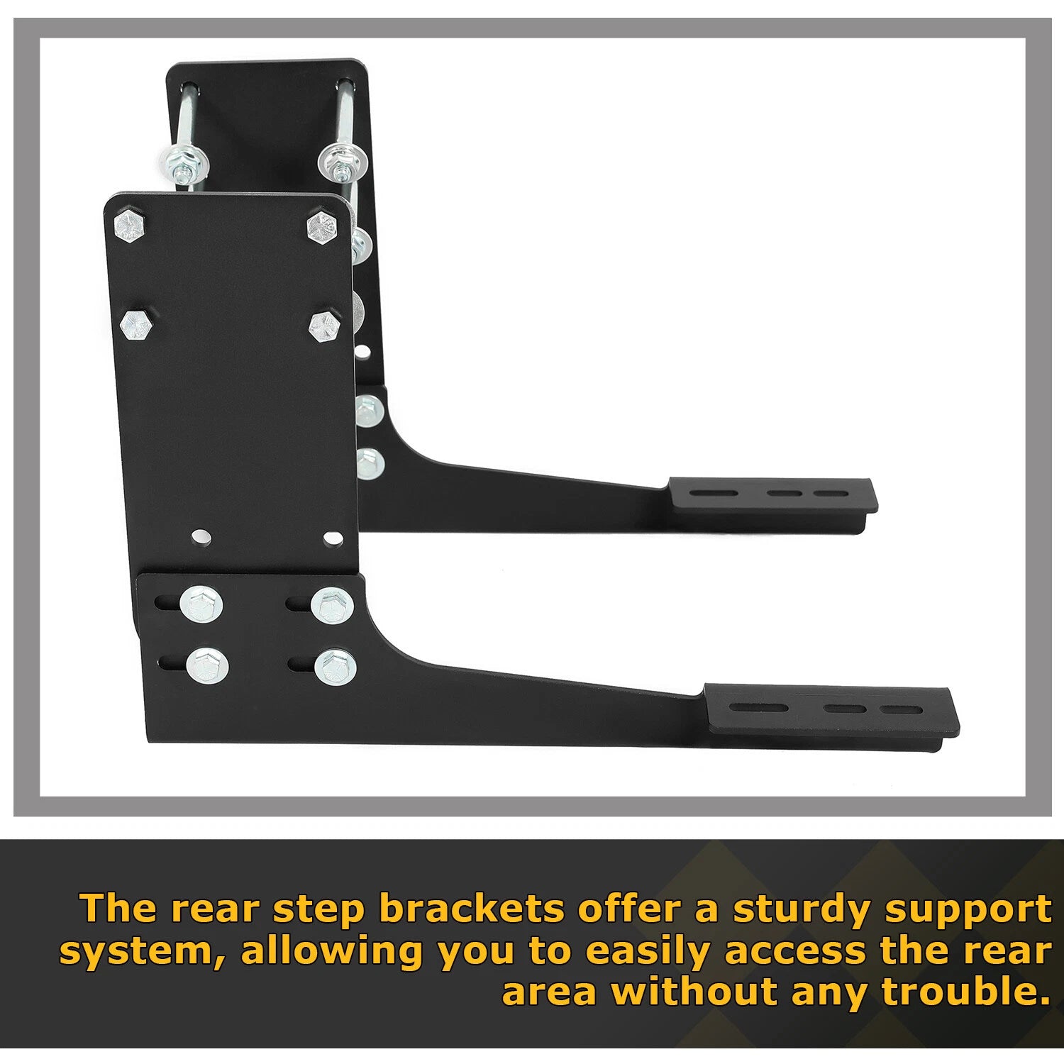 Rear Step Running Board Brackets for Mercedes-Benz Sprinter (2007–Present)