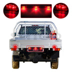16" LED Light Bar & 2x Red Side Marker Lights for