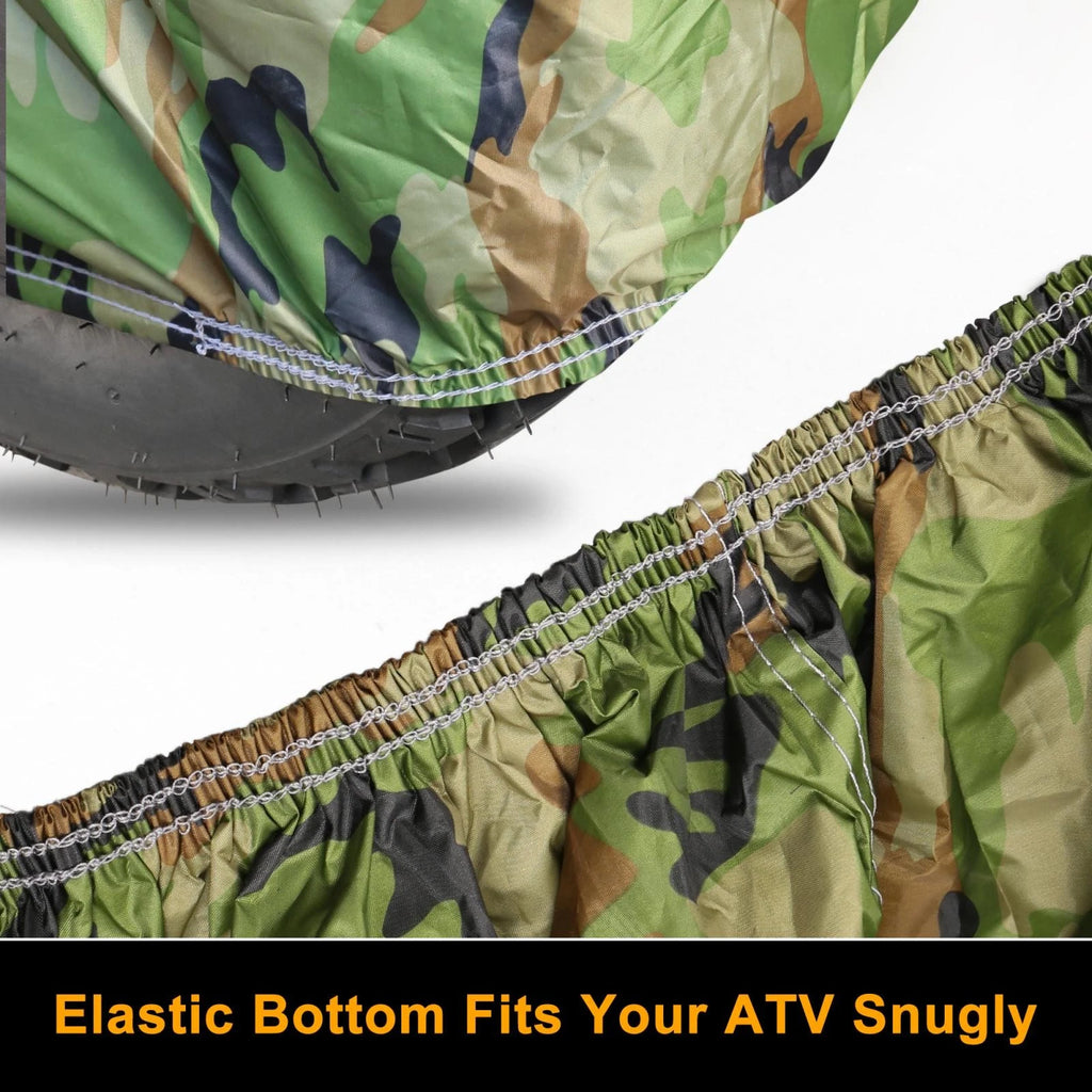 M Size Camo Waterproof ATV Cover for Polaris Honda (Fits Most Models)