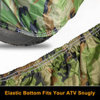 M Size Camo Waterproof ATV Cover for Polaris Honda (Fits Most Models)