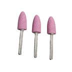 3pcs Rotary Mounted Abrasive Stones for Jewelry Nail Polishing