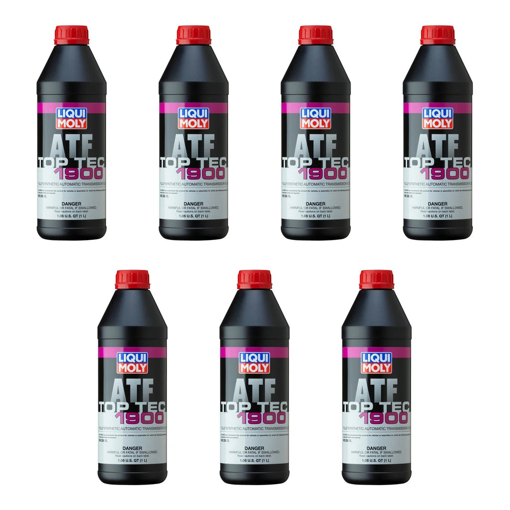 Set of 7 Liqui Moly Top Tec ATF 1900 Automatic Transmission Fluid (7L)