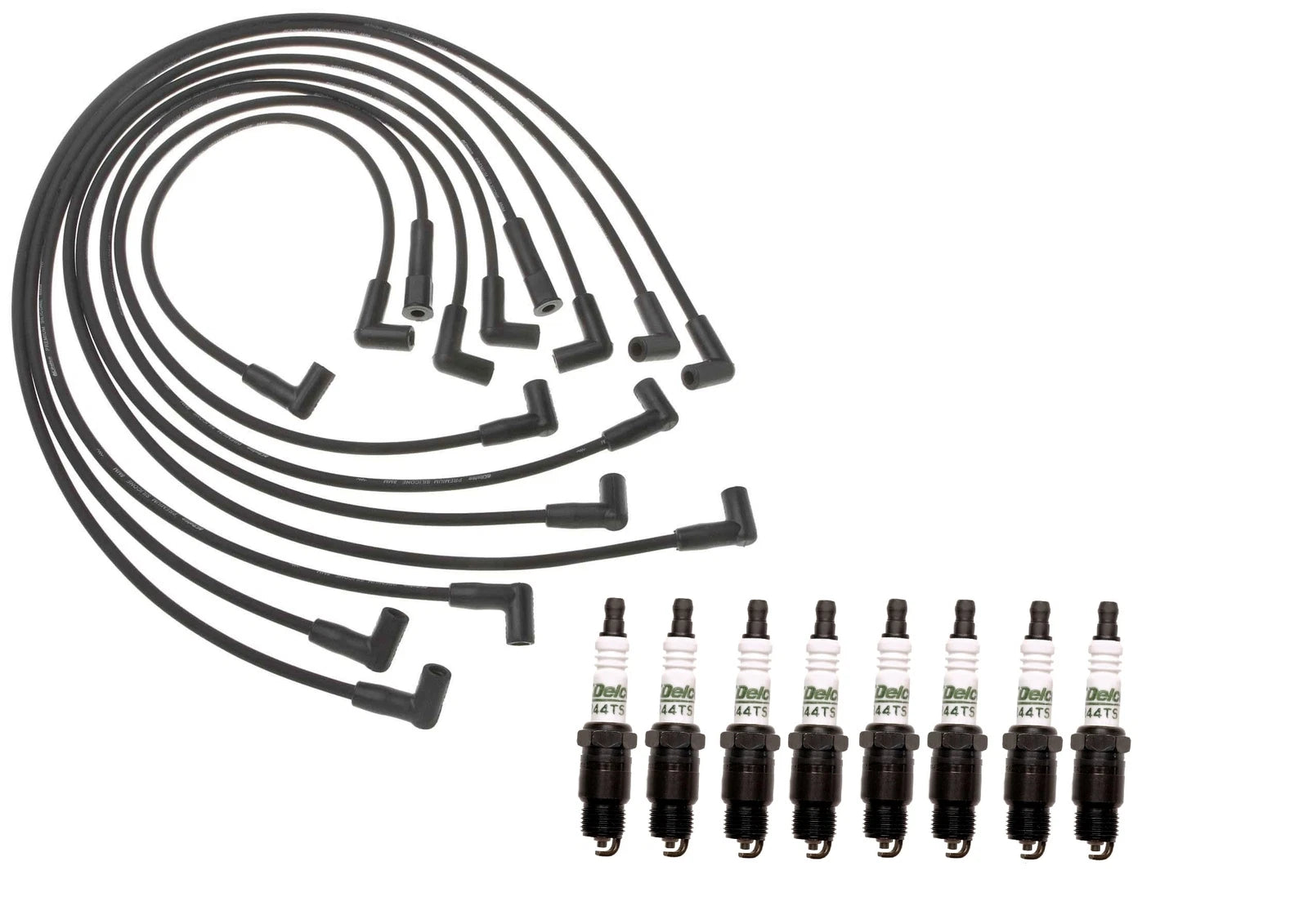 Professional Ignition Wire Set & ACDelco Spark Plugs Kit for Chevy GMC V8
