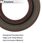 Set of 4 Engine Crank Oil Seals for Subaru Impreza (2002–2014) 806732160