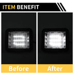 2X License Plate Light Tag Lamp White for Ford F-150 (2015–2023)