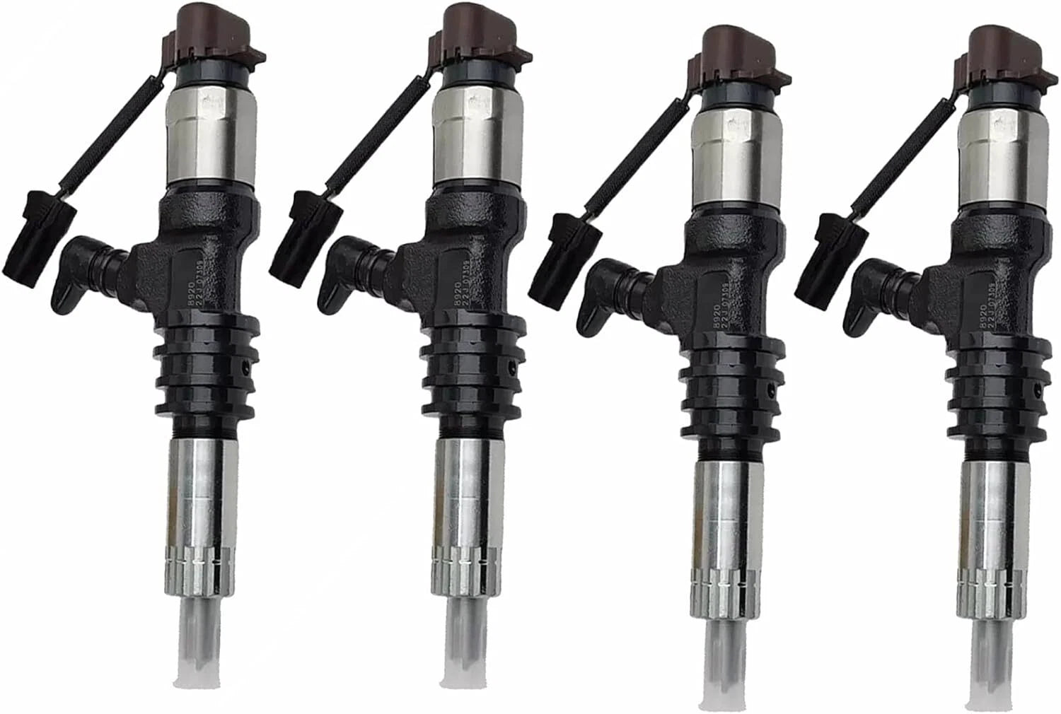 Set of 4 Fuel Injectors 095000-8920 ME306398 for Mitsubishi Fuso 6M60