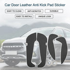 Car Door Leather Anti Kick Pad Sticker for Mercedes-Benz GLA (2015) - Black Set