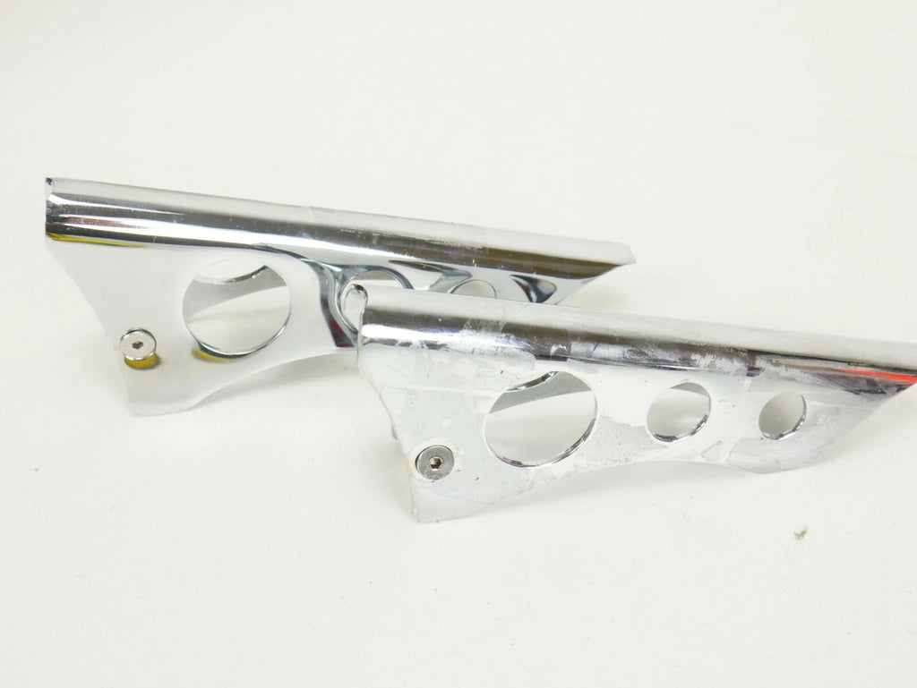 Clamp On Gussets for LA Choppers 1-1/4in. Handlebars (Chrome)