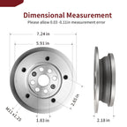 Rear Wheel Brake Disc Hub for John Deere Gator HPX615E HPX815E (2015–2023)