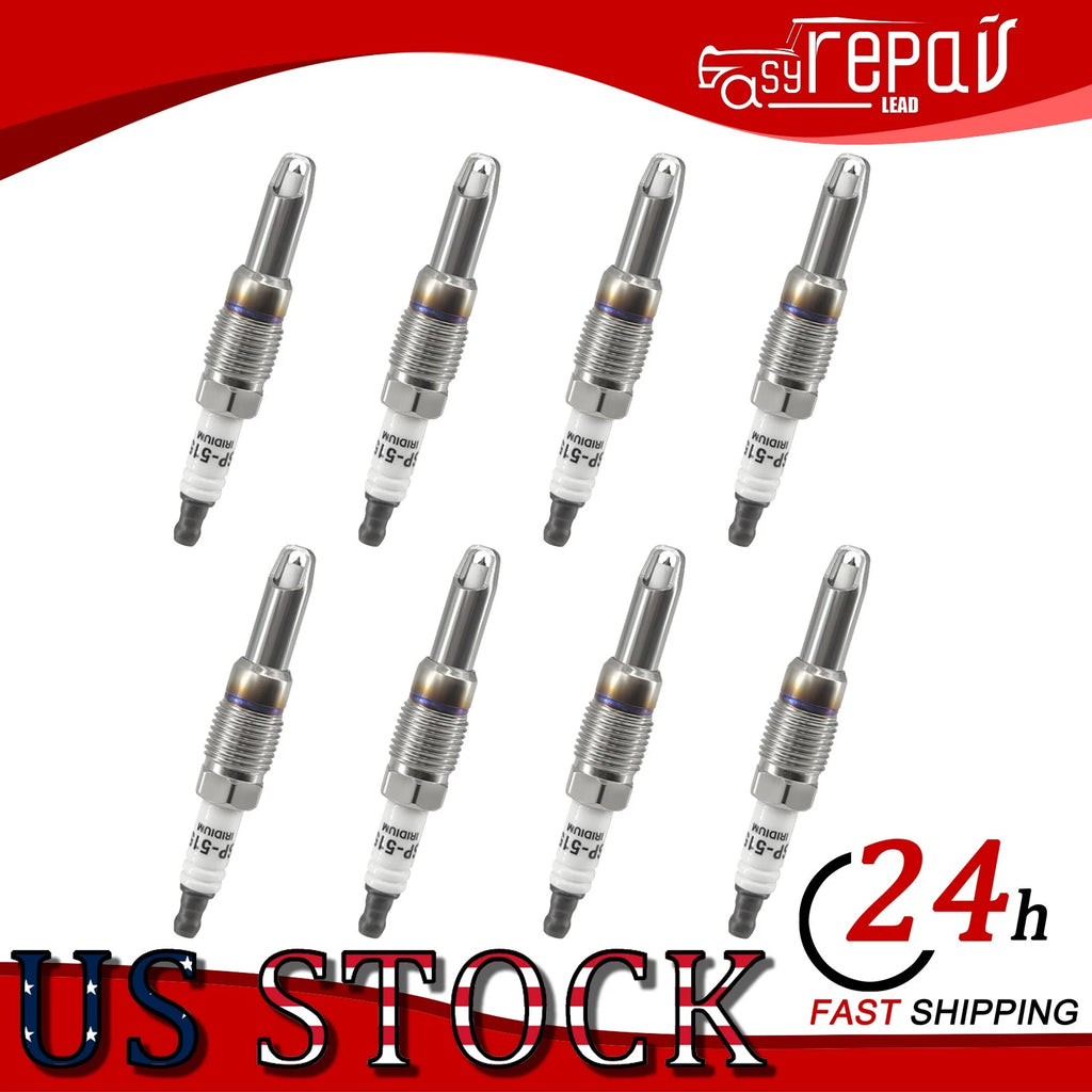 8pcs Ignition Coil & Spark Plug for Ford Expedition F-550 Super Duty (1997–2023)