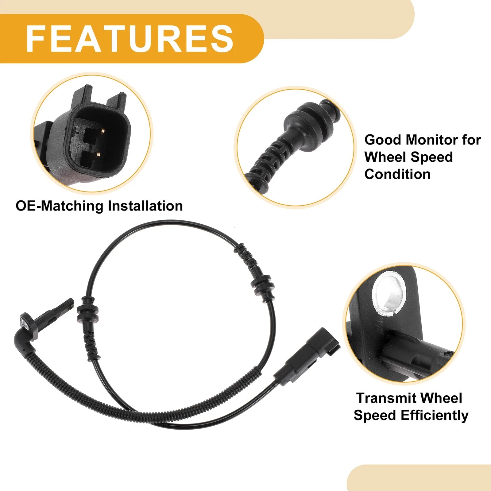 ABS Wheel Speed Sensor No. 42657204 for Chevrolet Bolt EV (2017–2022)