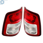 Set of 2 Tail Lights for Dodge Ram 2500 (2019–2022) with Chrome Bezel