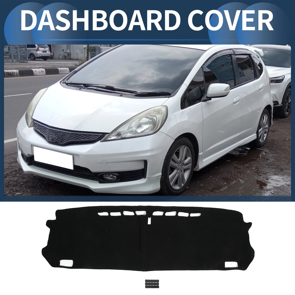 Dashboard Dash Cover Mat for Honda Fit (2020–2024) Black Set of 1