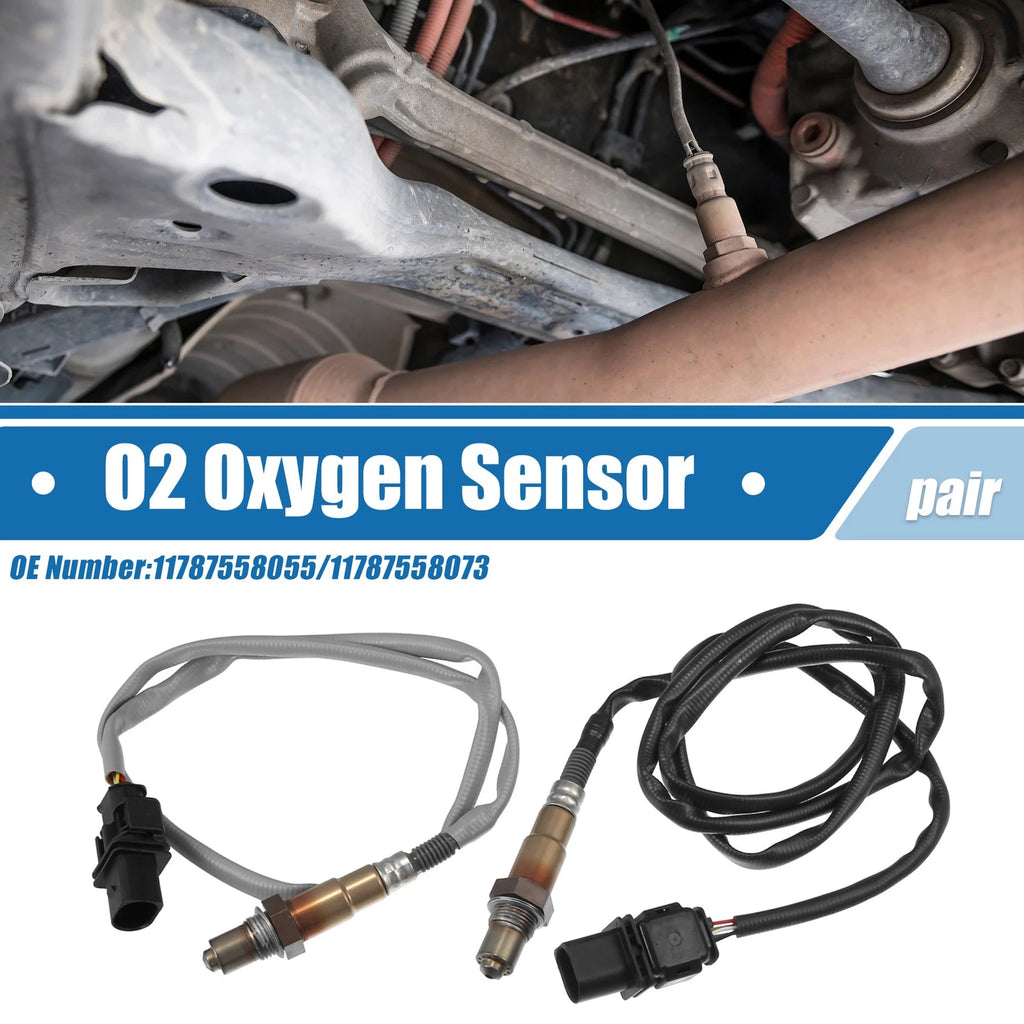 1 Pair Oxygen Sensor No. 11787558055 for BMW X3 (2007–2010)