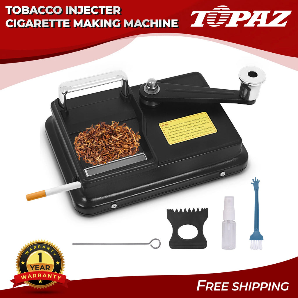 Portable Tobacco Injector Cigarette Maker Machine 5.5IN x 8IN