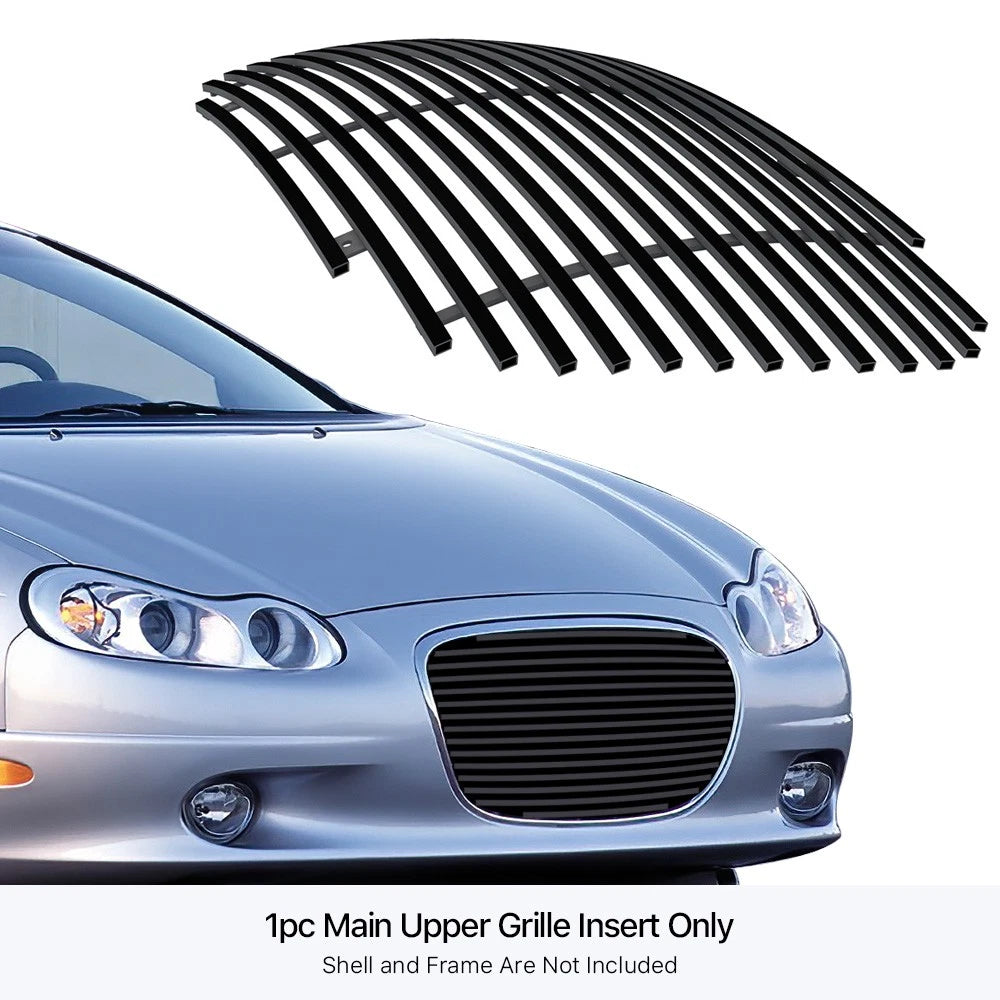 Upper Stainless Black Billet Grille for Chrysler Concorde/LHS (2002-2004)